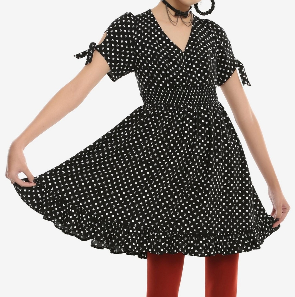 Skull & Dots Hottopic Dress [Small]